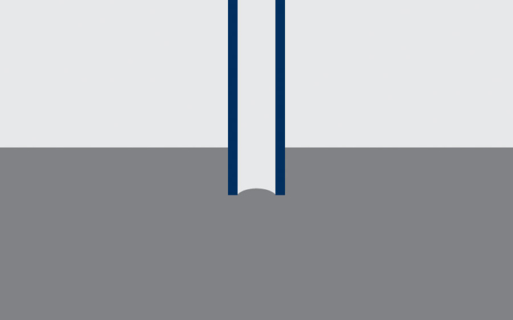 Capillary action of mercury